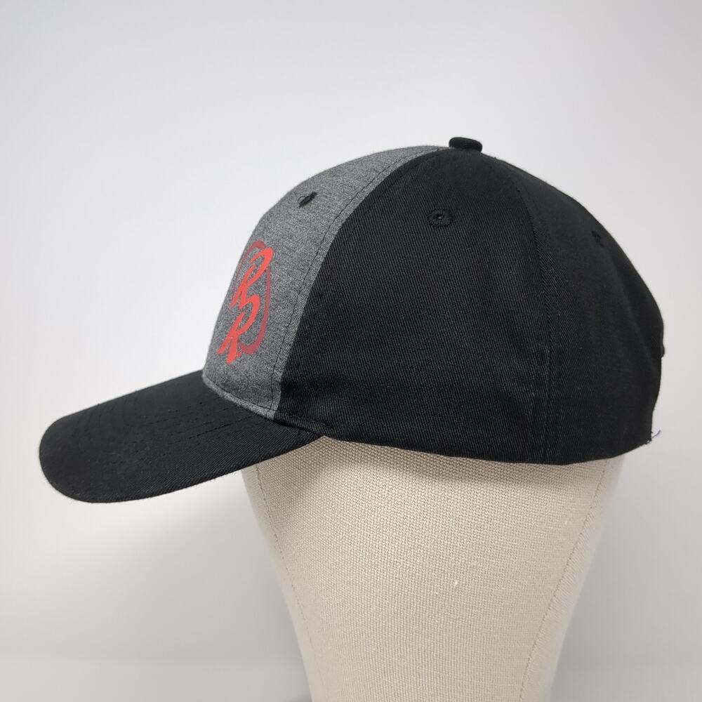 Double R Slideback Baseball Cap Black One Size Adjustable Threads Uniform Agency - Picture 3 of 9